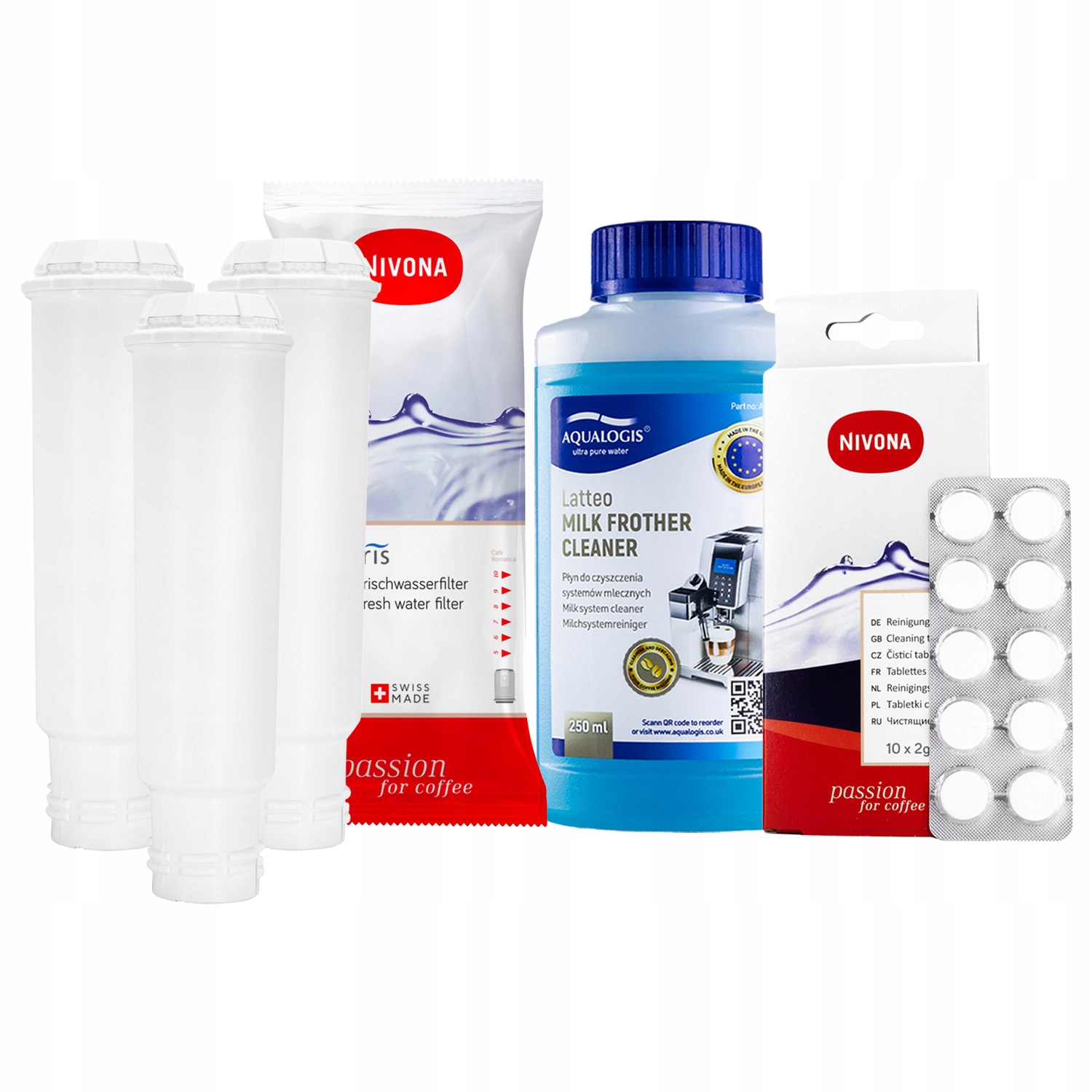 x3 Filtr vody pro kávovar Nivona Tablety NIRT701 Tekutina