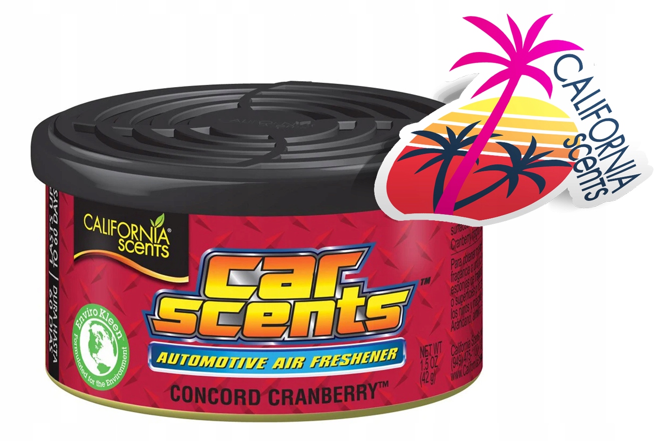 

California Car Scents Zapach Concord Cranberry Gra