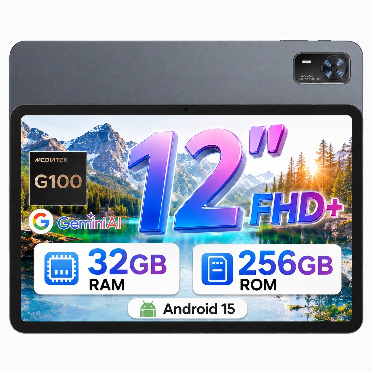 Tablet 4G Lte Doogee TABE3+ 12" Fhd+ 32GB/256GB 8800mAh OTG/WIFI/Gemini Ai