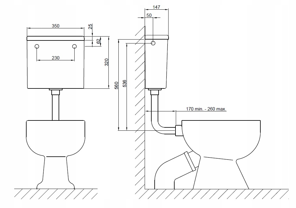 SPŁUCZKA DOLNOPŁUK M-99 Z KLAWISZEM WC START/STOP Stan opakowania oryginalne