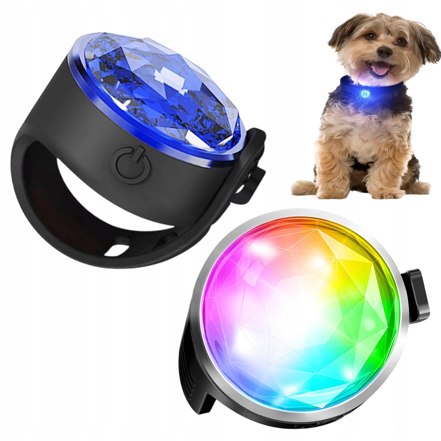 Levně Svítící Obojek Flasher Přívěsek Lampa Lokátor Pro Psa Led Světlo Usb