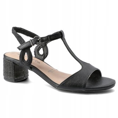 

Czarne Sandały Tamaris Damskie Stylowe Buty