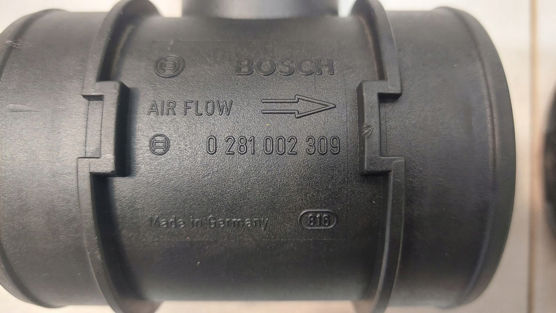 flow meter ALFA ROMEO 147 1.6 0281002309
