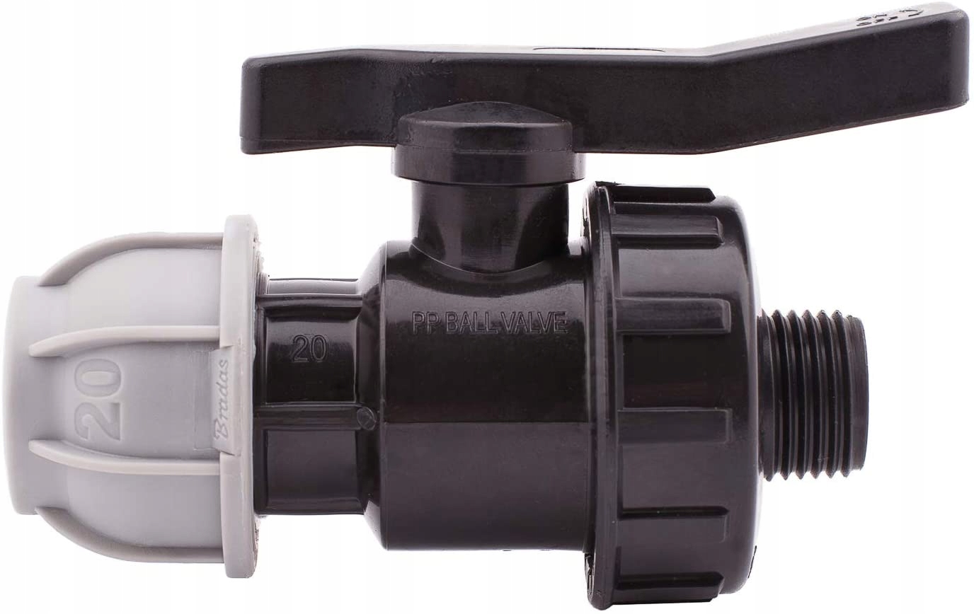 

Zawór Kulowy 20 mm 1/2" Do Rur Pe Łącznik