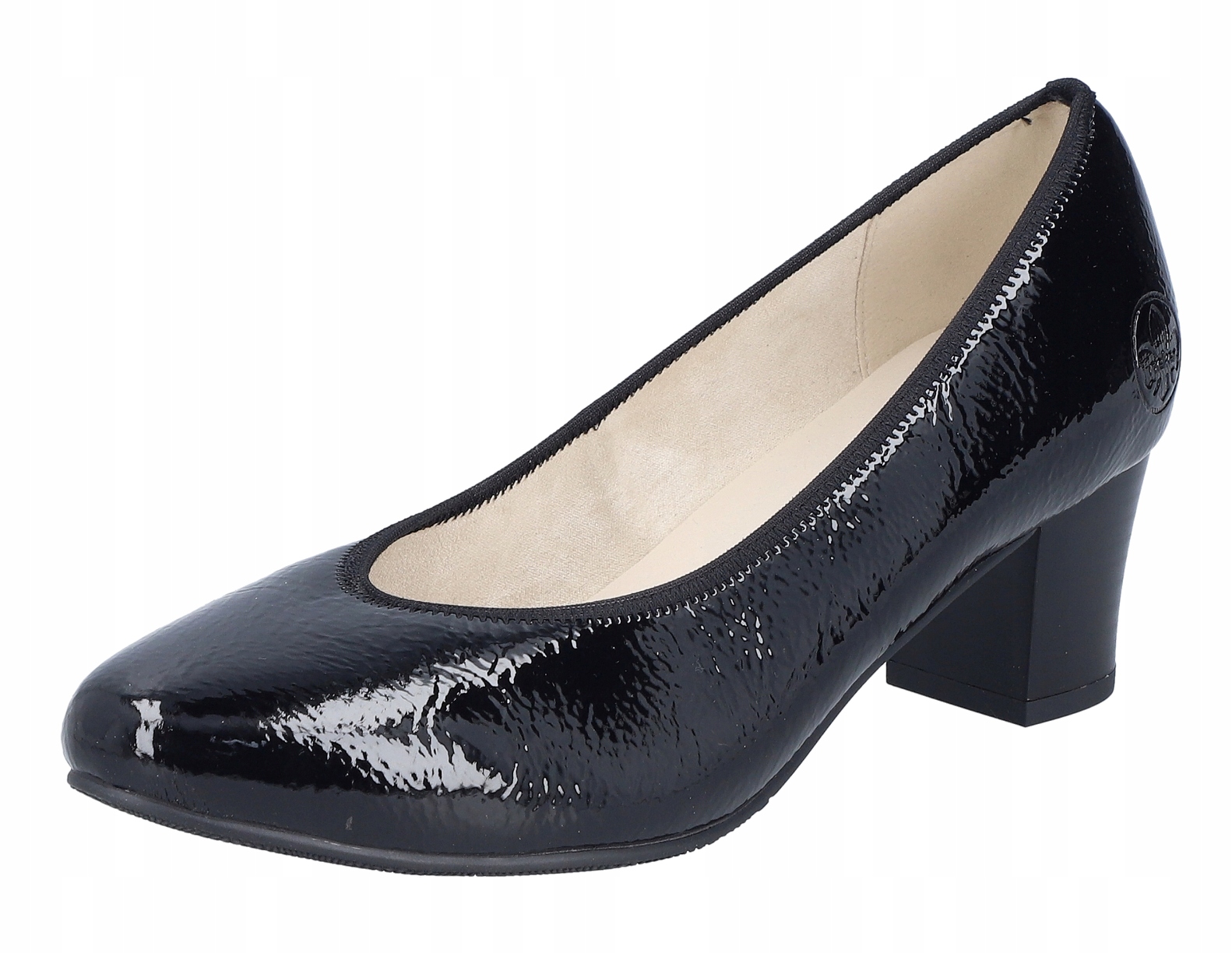 Rieker 44650-02 vel.39 černé polobotky