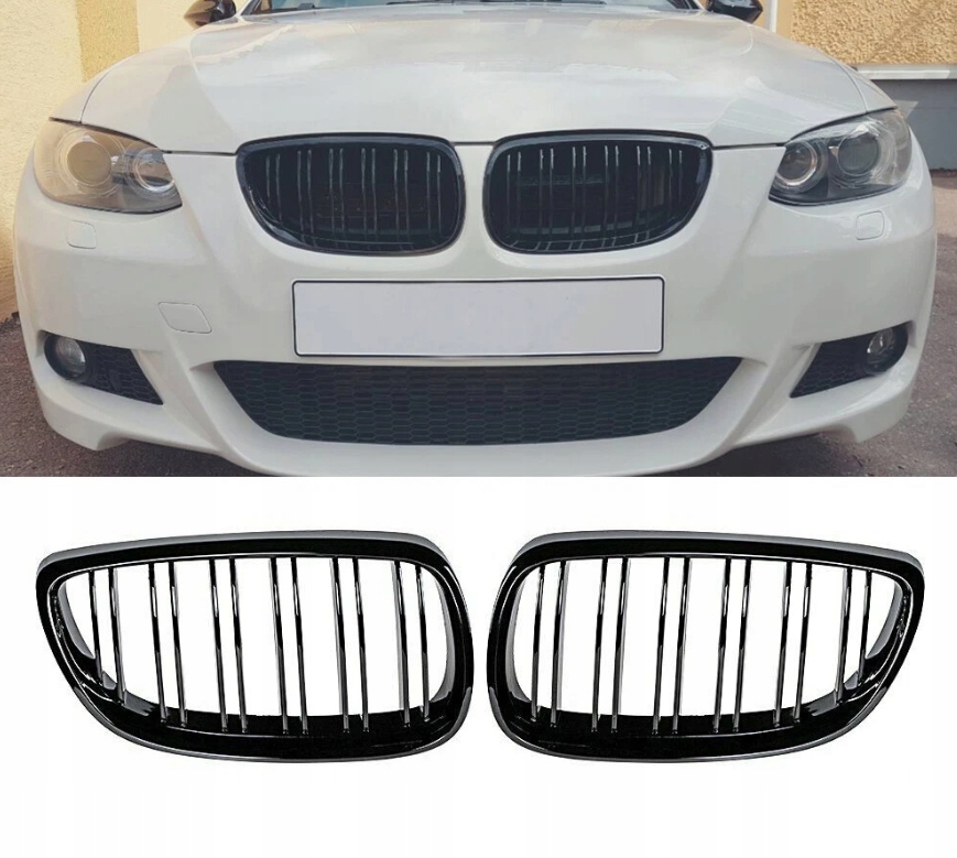 Bmw E92 E93 2006-2009 Předlift Maska Chladiče Ledviny Atrapa Chladiče M3 Look Černá