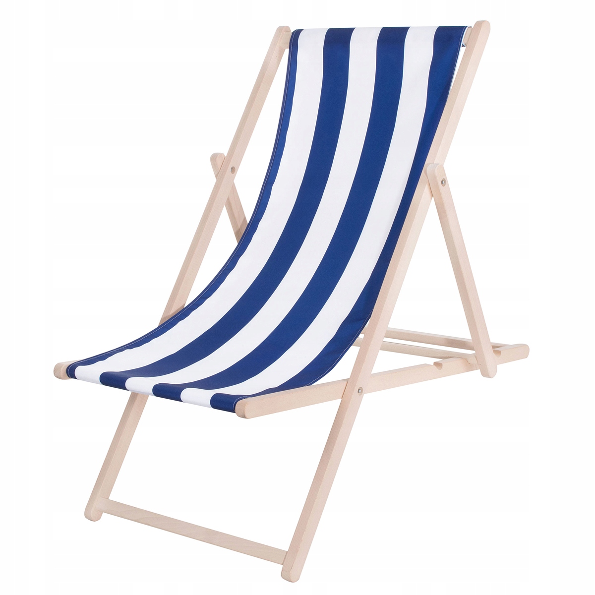 

Leżak Drewniany Leżaki Plażowe drewniane Niebieski