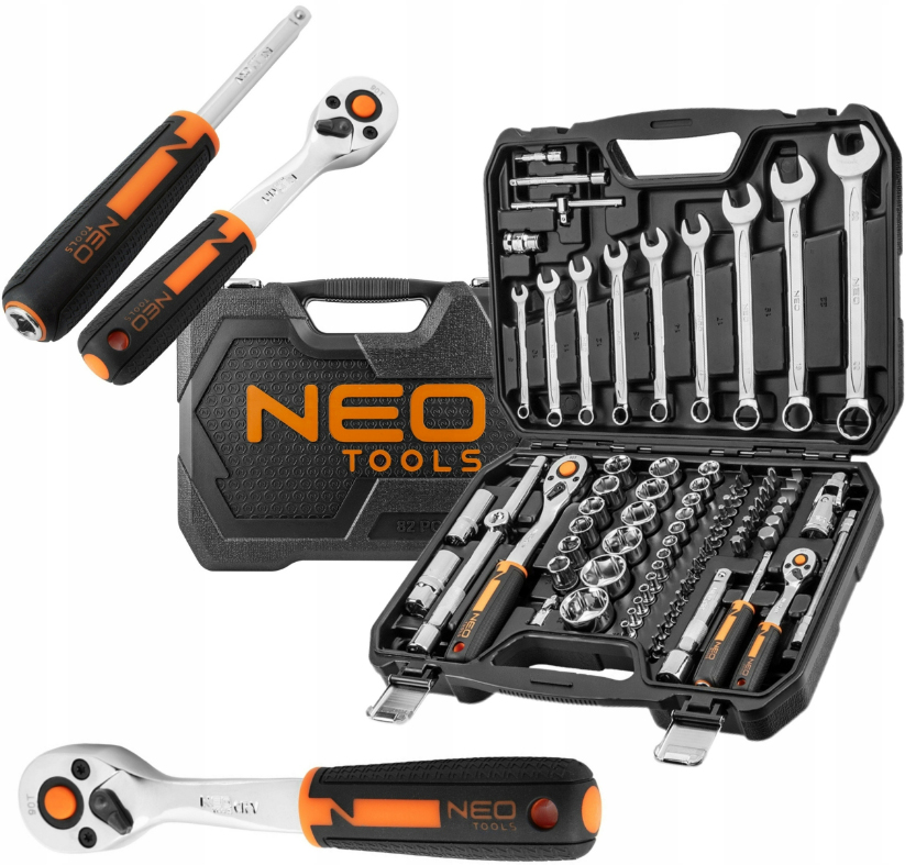 Nástrčné Kľúče 1/2 1/4 Plochá Sada 82E Eco Neo