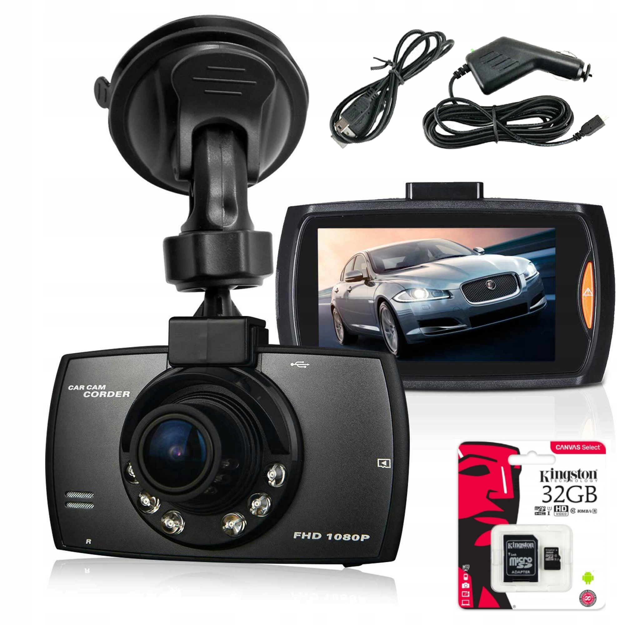 

Wideorejestrator Jazdy Hd Kamerka Samochodowa 32GB