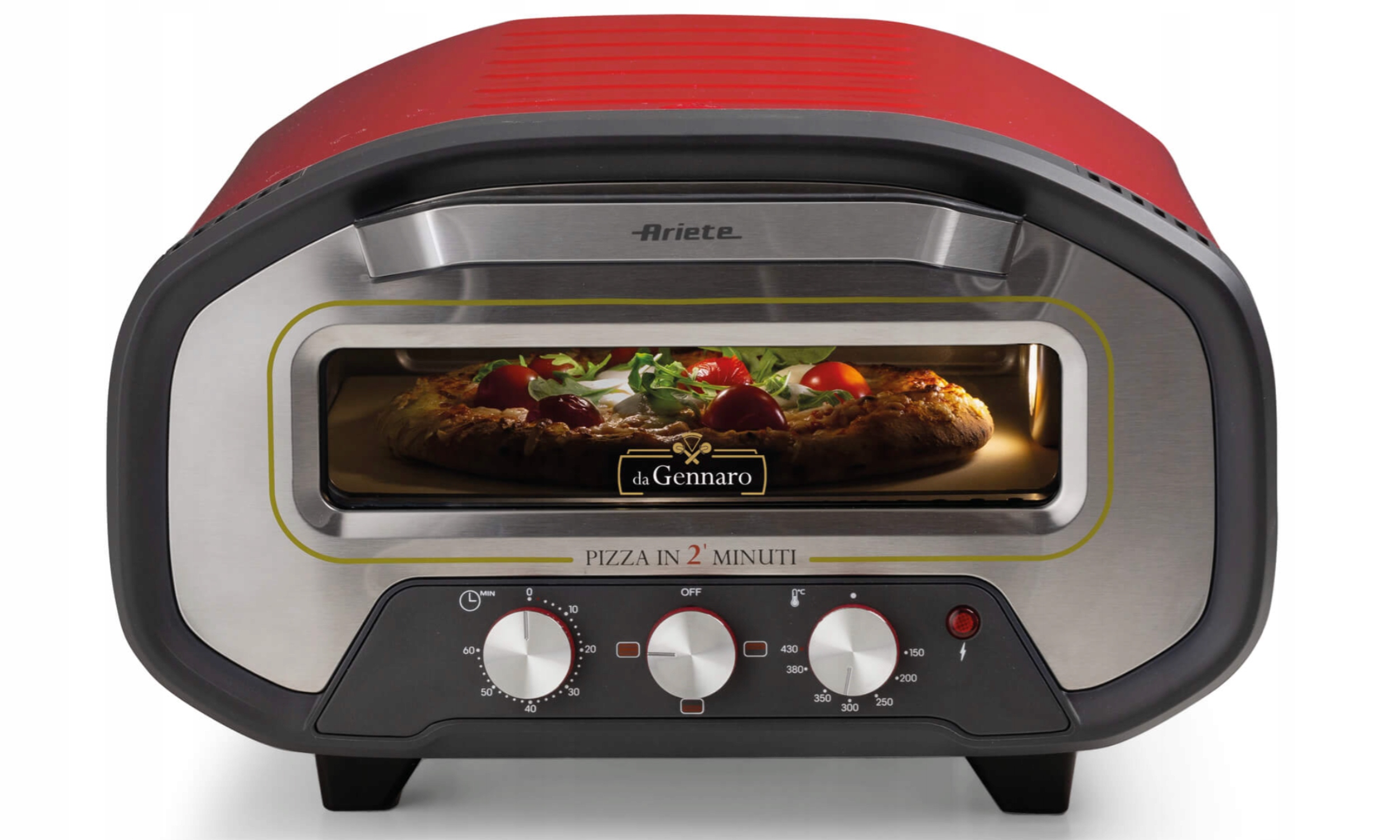 Mini rúra, pizza pec Ariete 3901 červená 2200 W 430 °C
