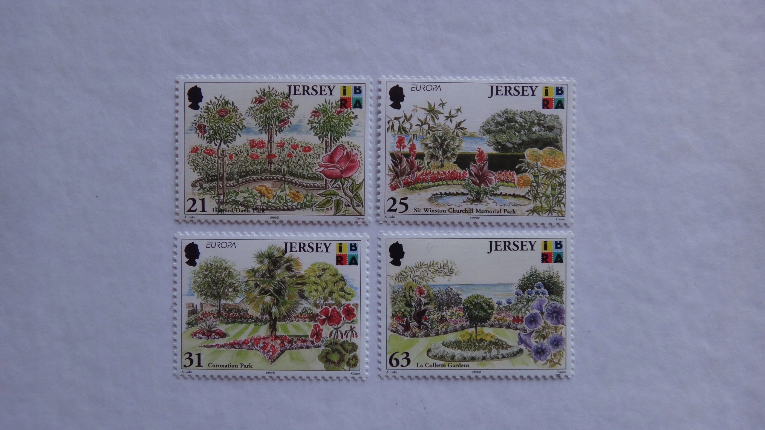Jersey 1999, Ogrody, drzewa, flora