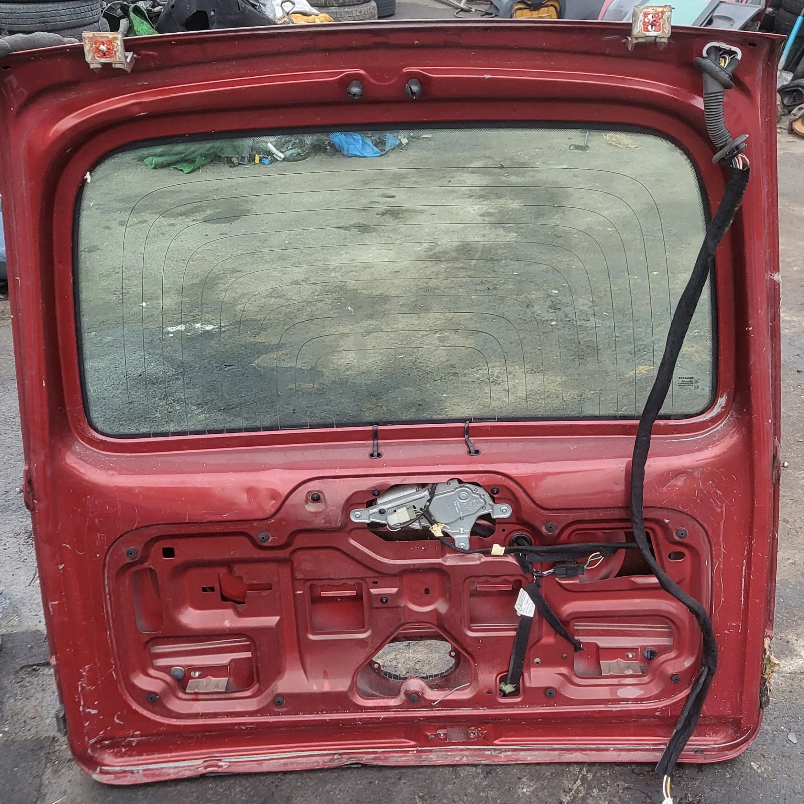 boot doors boot window wiper mechanism moulding RENAULT KANGOO and
