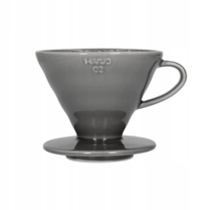 Hario keramický dripper šedý, velikost V60-02