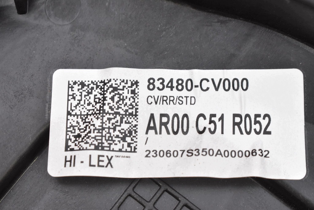 window regulator right rear part 83480-CV000 KIA EV6 GT 21-24