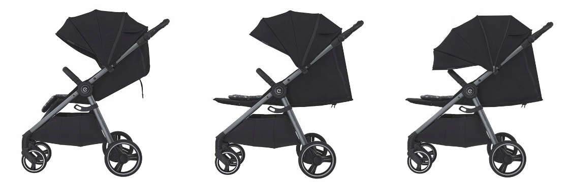 Wózek Spacerowy ESPIRO WAVE SPACERÓWKA Do 22kg AMORTYZACJA ŻELOWE KOŁA Rodzaj kół Gumowe