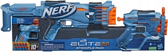 NERF ELITE 2.0 STOCKPILE PACK TETRAD QUADFIRE 3PAK Rodzaj pistolety