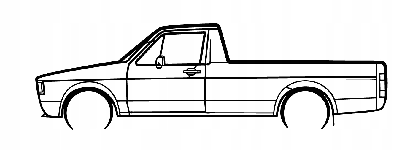 nástěnná dekorace Obraz do auta Volkswagen Caddy