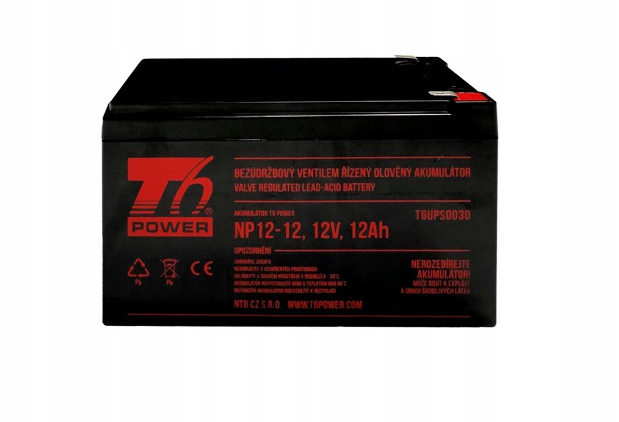 T6 Power RBC4 battery Kit T6APC0014