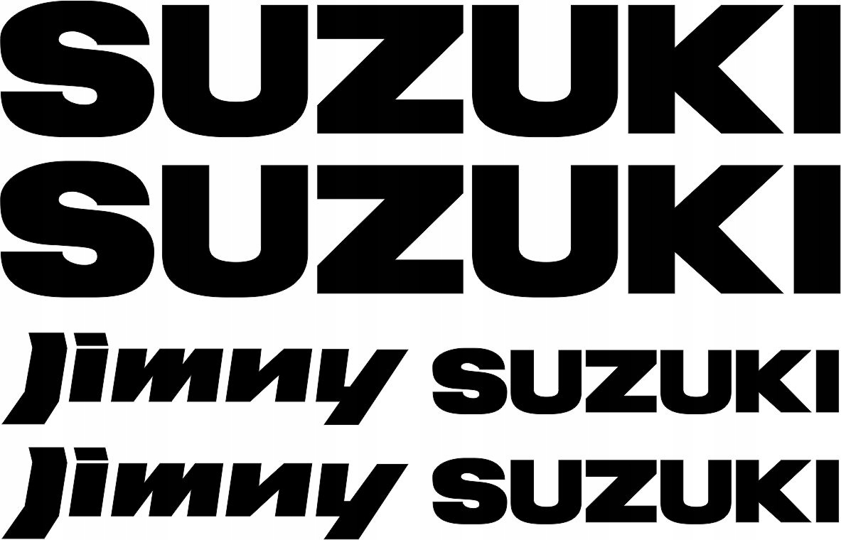 

Naklejki Suzuki Jimny