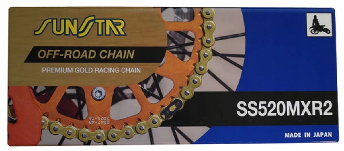 Sunstar 2023/06 Pohonný reťazec 520Mxr2-114G Motocross do 500 cm, farba Z