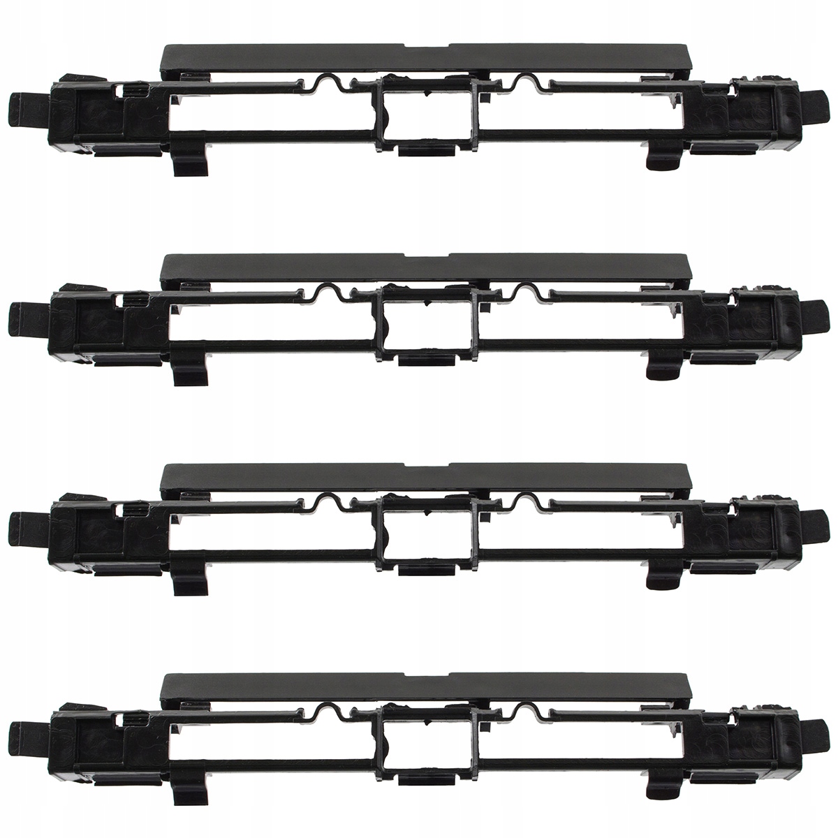 4x ZAŚLEPKA KLAPKI LISTWY DACHOWEJ OPEL ASTRA H 3 Kolor czarny