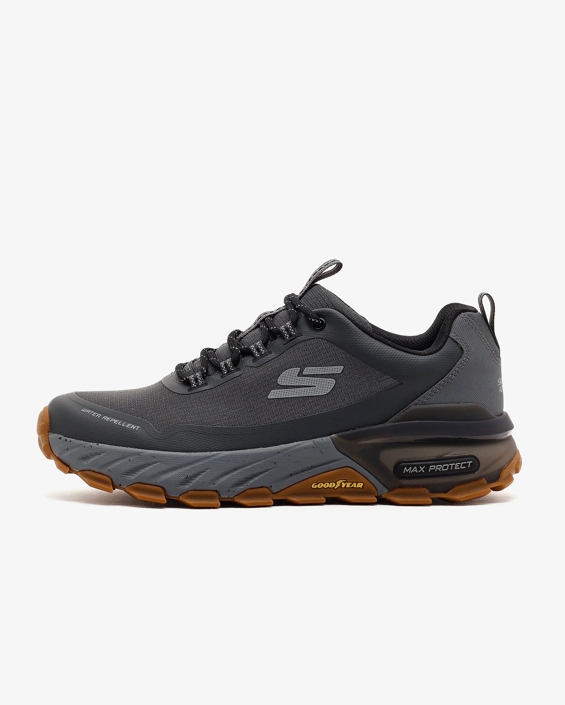 Buty męskie trekkingowe Skechers Max Protect szare 237669 Char