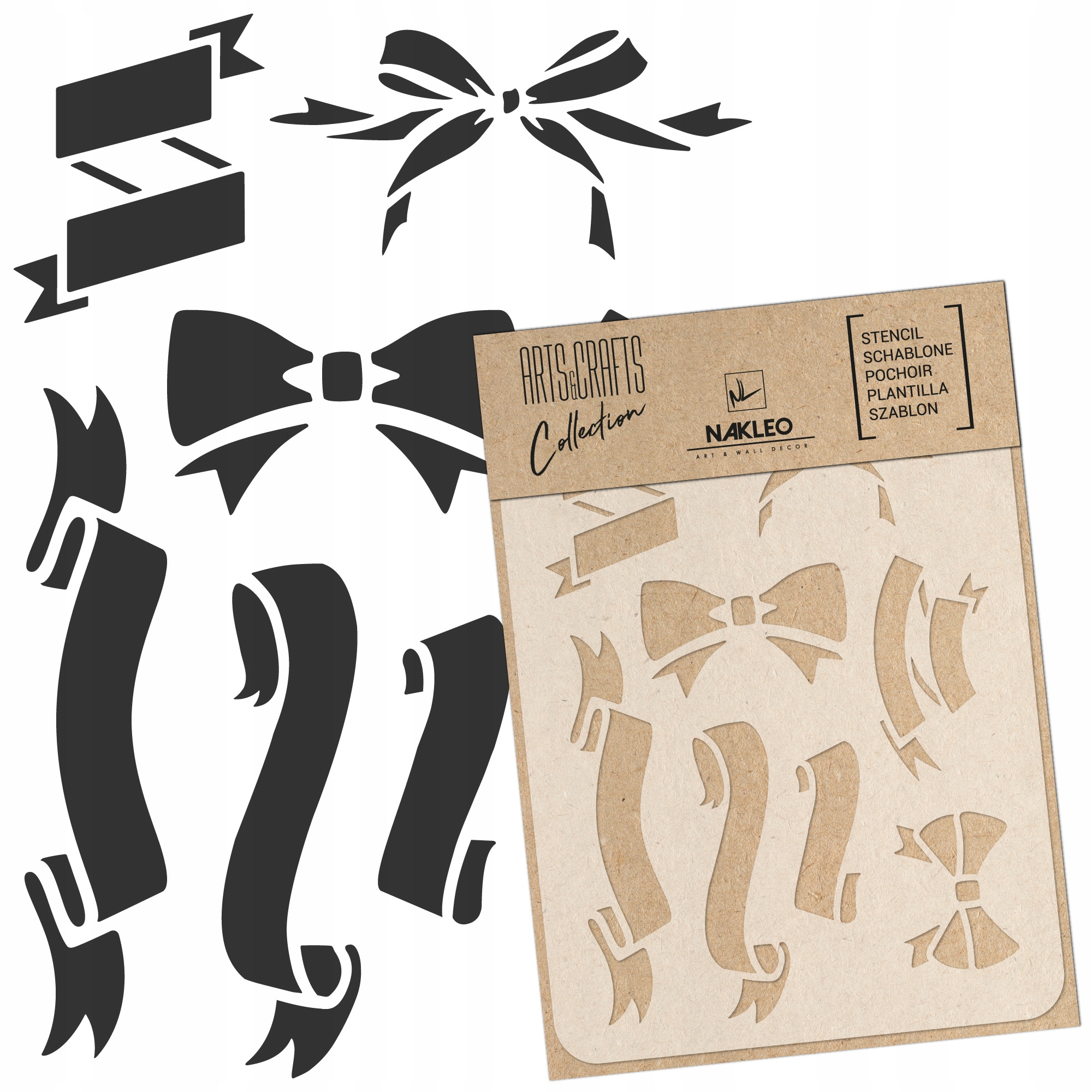 Szablon Scrapbooking Diy A3 Banery Wstążki