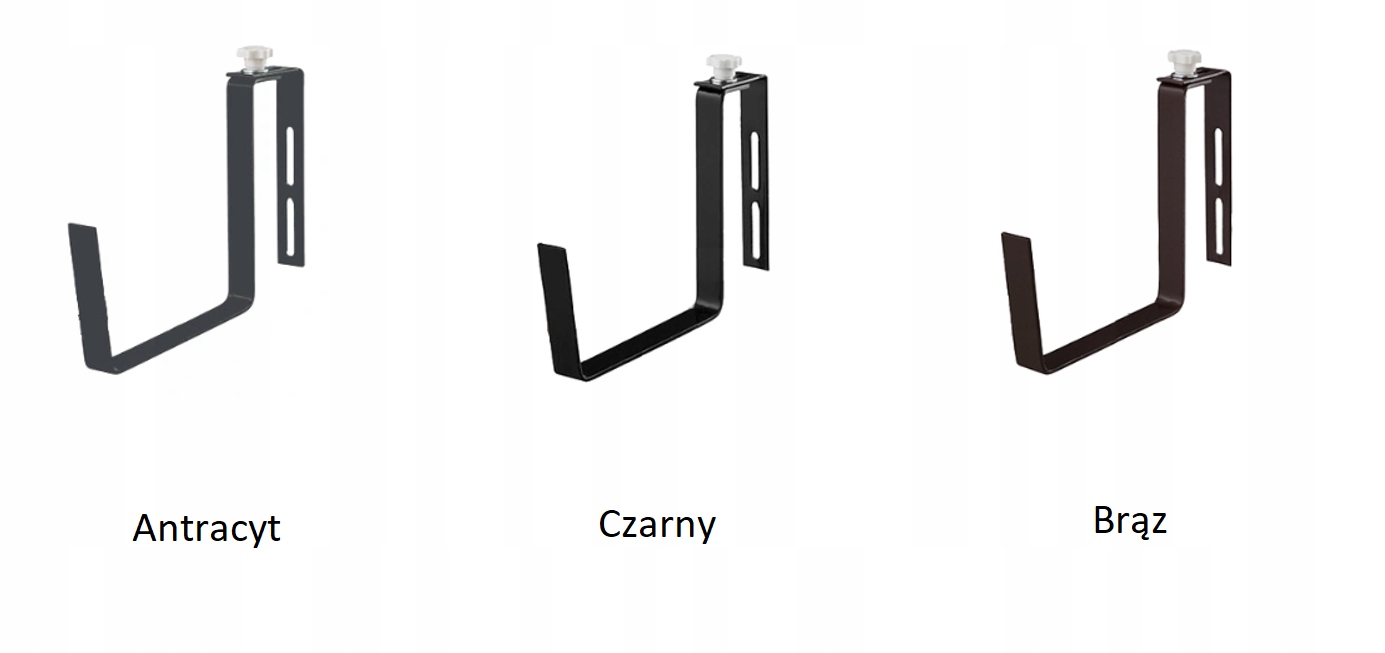 Uchwyt na skrzynkę balkonową metalowy regulowany Kod producenta 5903738874989