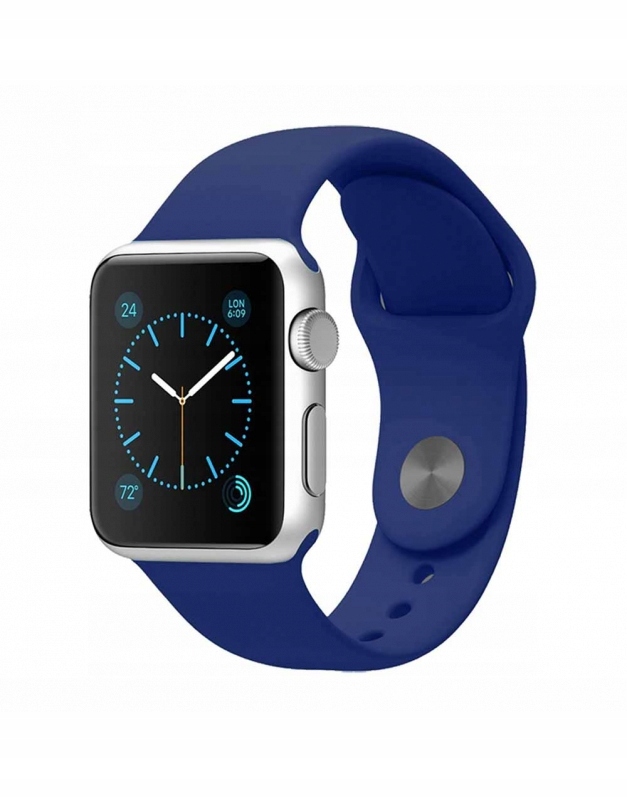 

Pasek Silikonowy Do Iwatch 42/44/45mm|SAPPHIR Blue