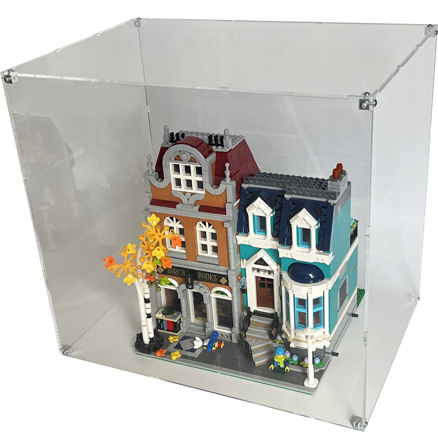 Vitrína Drewlandia pro sadu Lego 10270 Creator Expert Knihkupectví