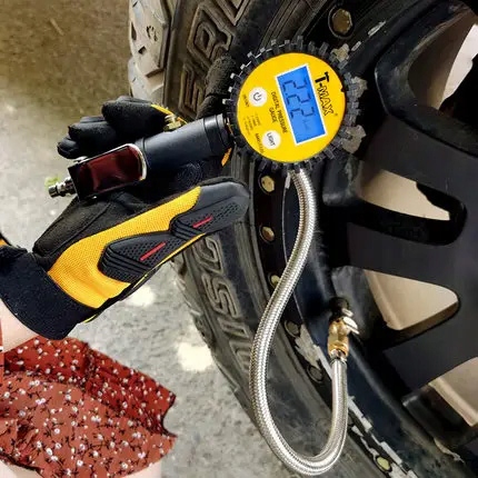 Cyfrowy manometr, inflator, deflator do kół Marka bez marki