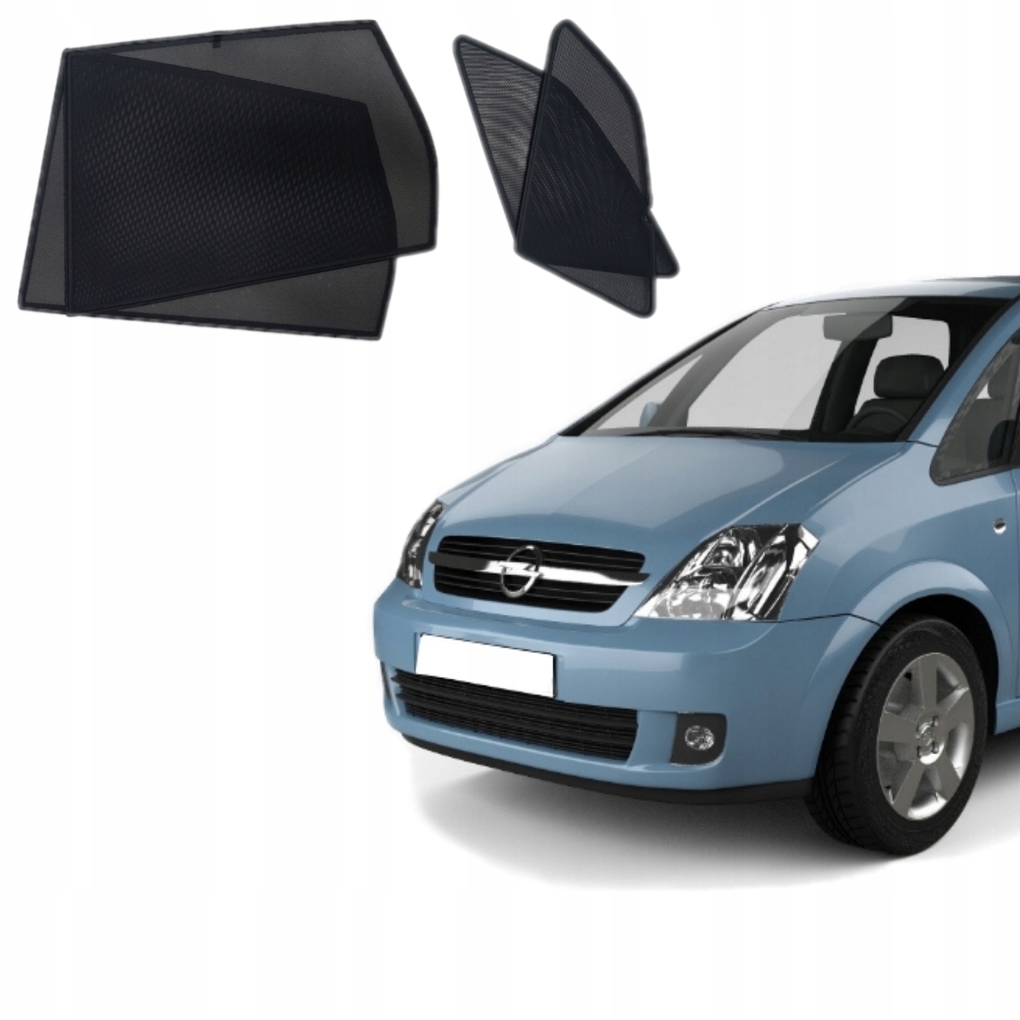 Sluneční clony určené pro Opel Meriva A dveře, skla, rolety