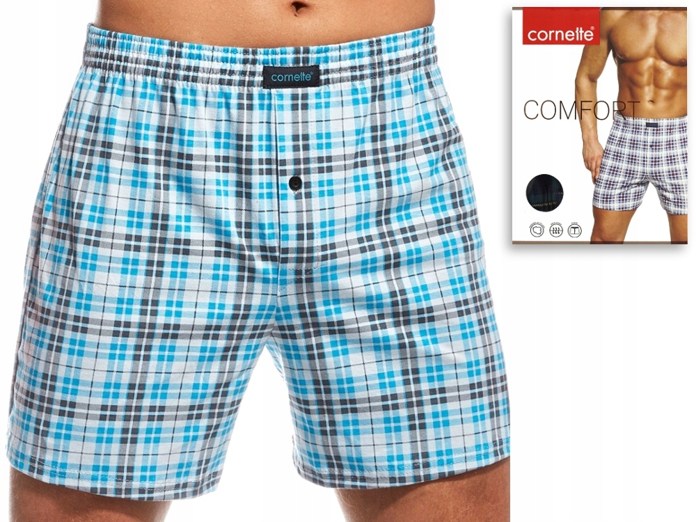 

Cornette Bokserki Comfort luźne szerokie r L