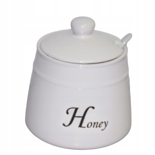 

Ceramiczny Pojemnik Na Miód Z Łyżeczką