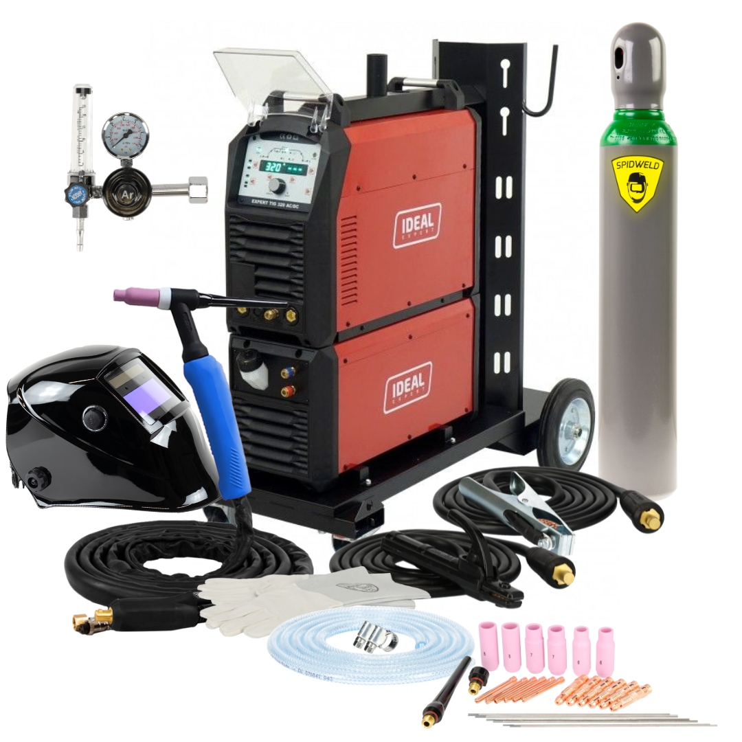 Spawarka inwertorowa Ideal Expert Tig Puls 320A Ac/dc Mma Igbt Hf Zestaw