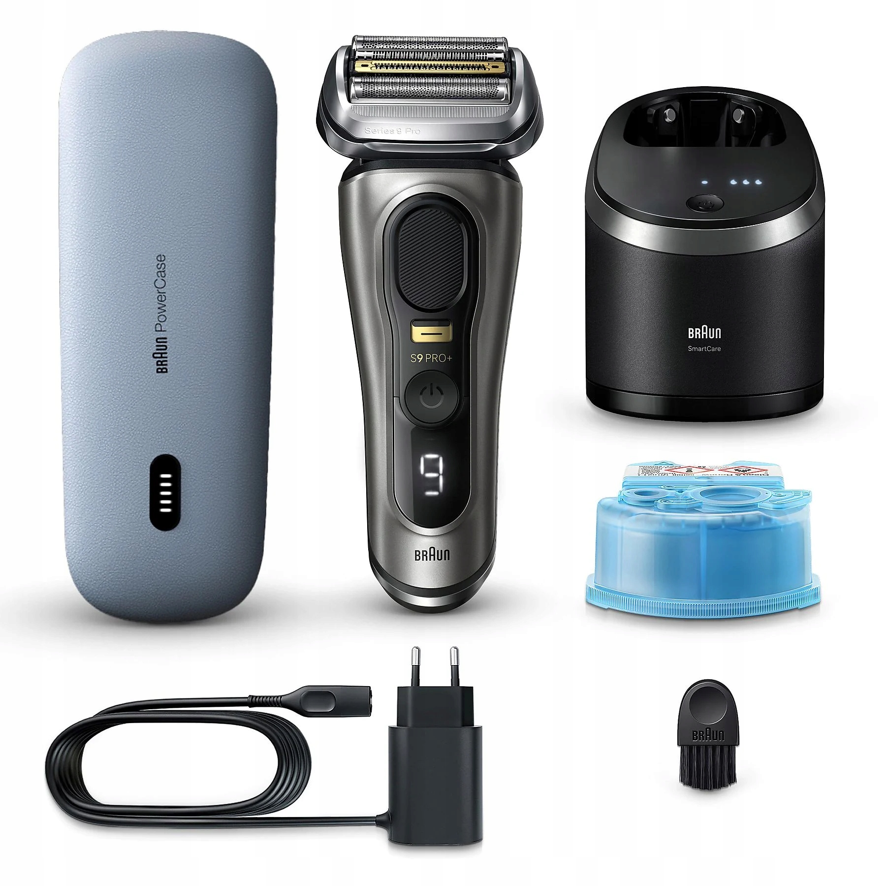 Braun 9 Pro Elektrický holiaci strojček s príslušenstvom 60 minút prevádzky 9577 cc