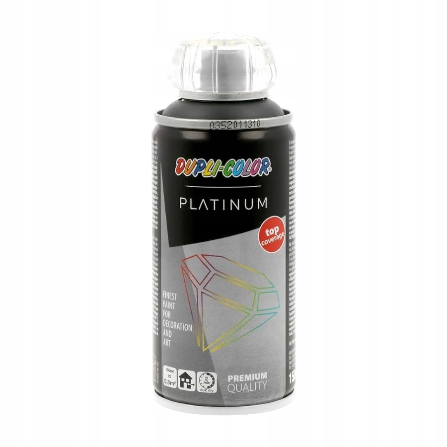 Dupli Platinum Lakier Akrylowy Ral 7016 Antracyt Półmat Spray 150ML Satyna