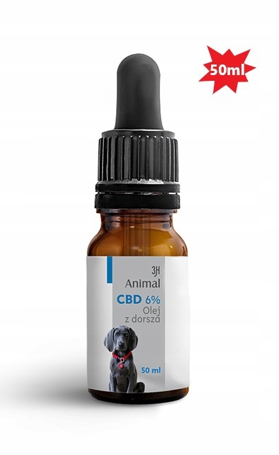Cbd 6% Konopný Olej Pro Střední Psy A Psy 50 ml