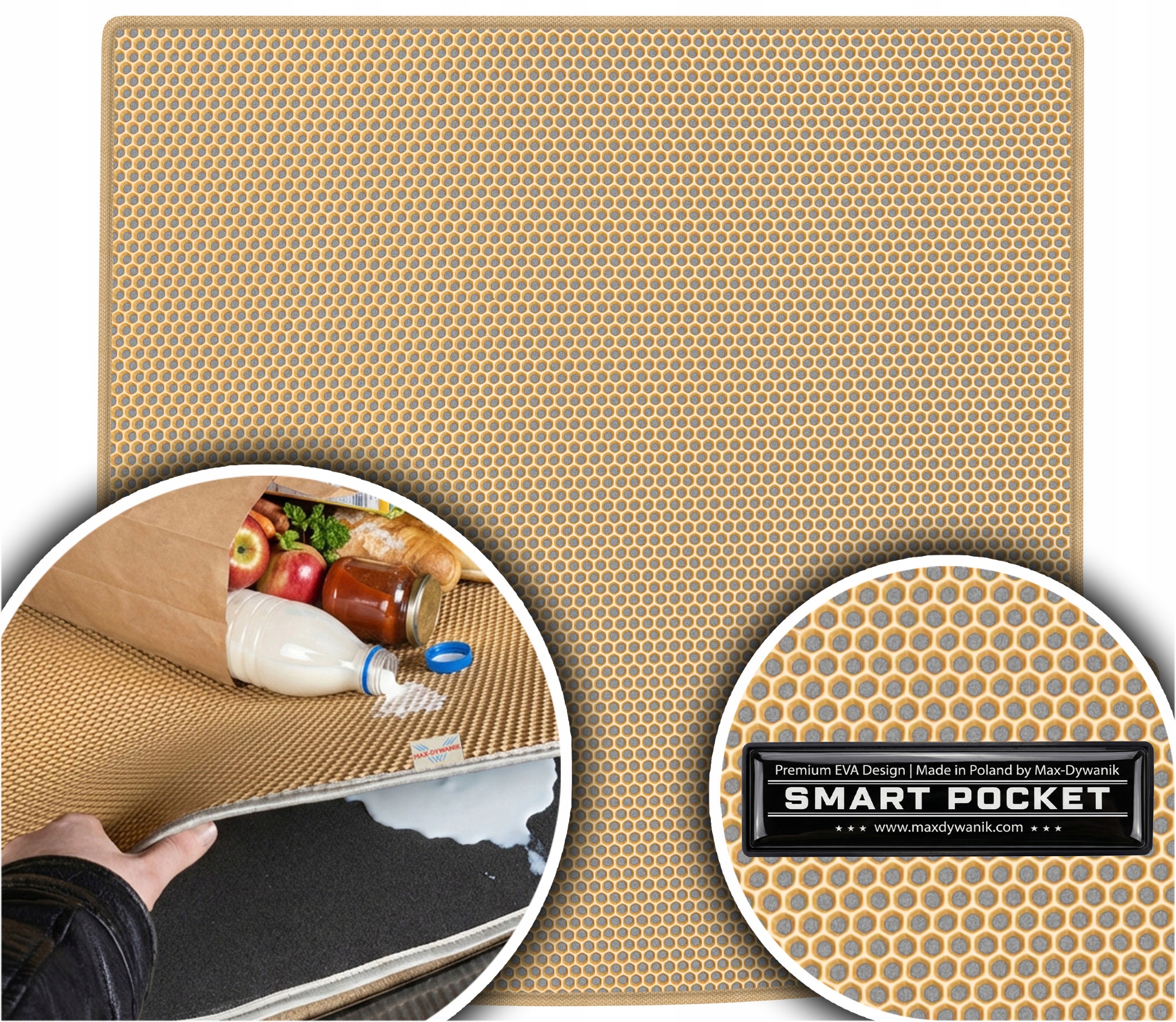 Vw Bora Kombi 1998-2005 Vložka do kufru Eva Smart Pocket Béžová