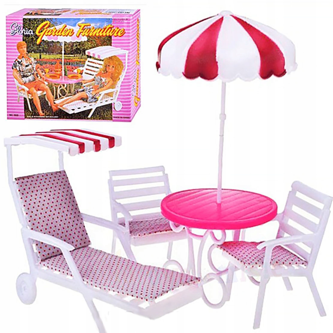 ШЕЗЛОНГ НАБОР 4110 итернет домик для кукол в домик