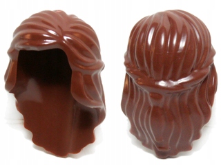 

Lego 59363 figurka włosy długie brązowy Rb 1 szt N