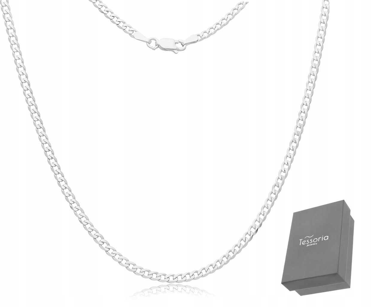 Stříbrný Řetízek Pánský Vazba „pancr“ Plný Stříbro ryzost 925 délka 45 cm