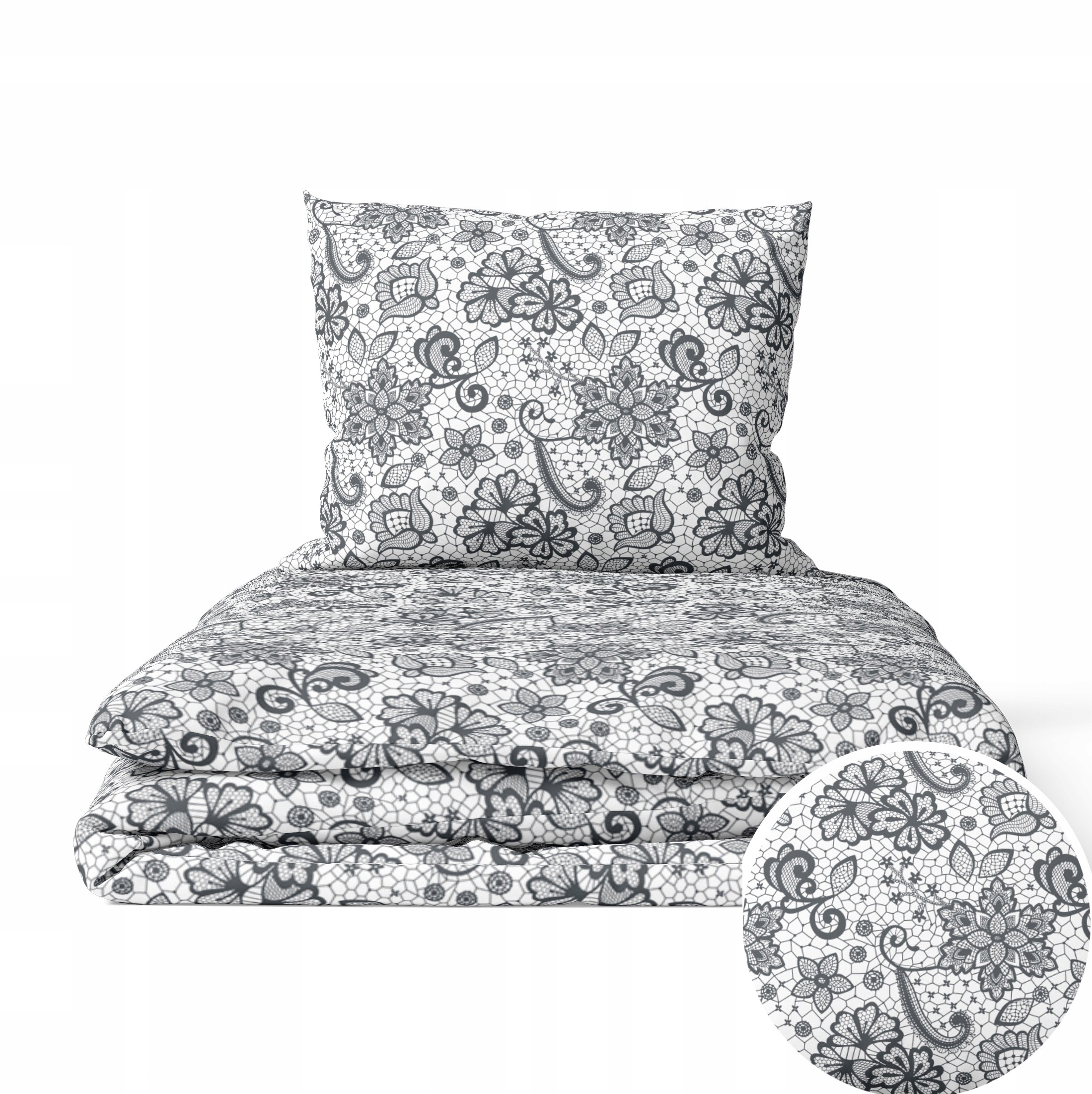 Hotelové Povlečení 160x200 1 povlak na polštář Bavlna 100%, vzor: bílá krajka