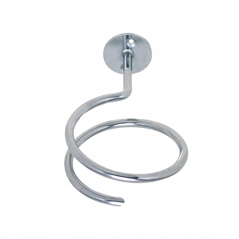 Kovový věšák na kadeřnickou sušičku pro upevnění na zeď