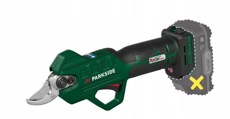 Sekator Nożyce Akumulatorowe Do Gałęzi Parkside Paas 20-Li B1 Walizka