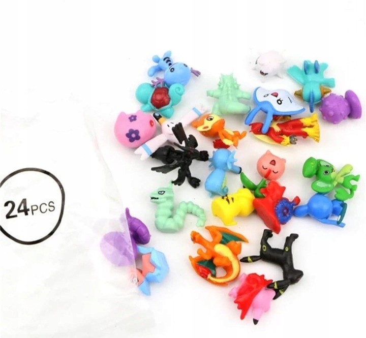 ZESTAW 24SZT FIGRUKI POKEMON GO POKEMONY PIKACHU Rodzaj produktu figurka z bajki