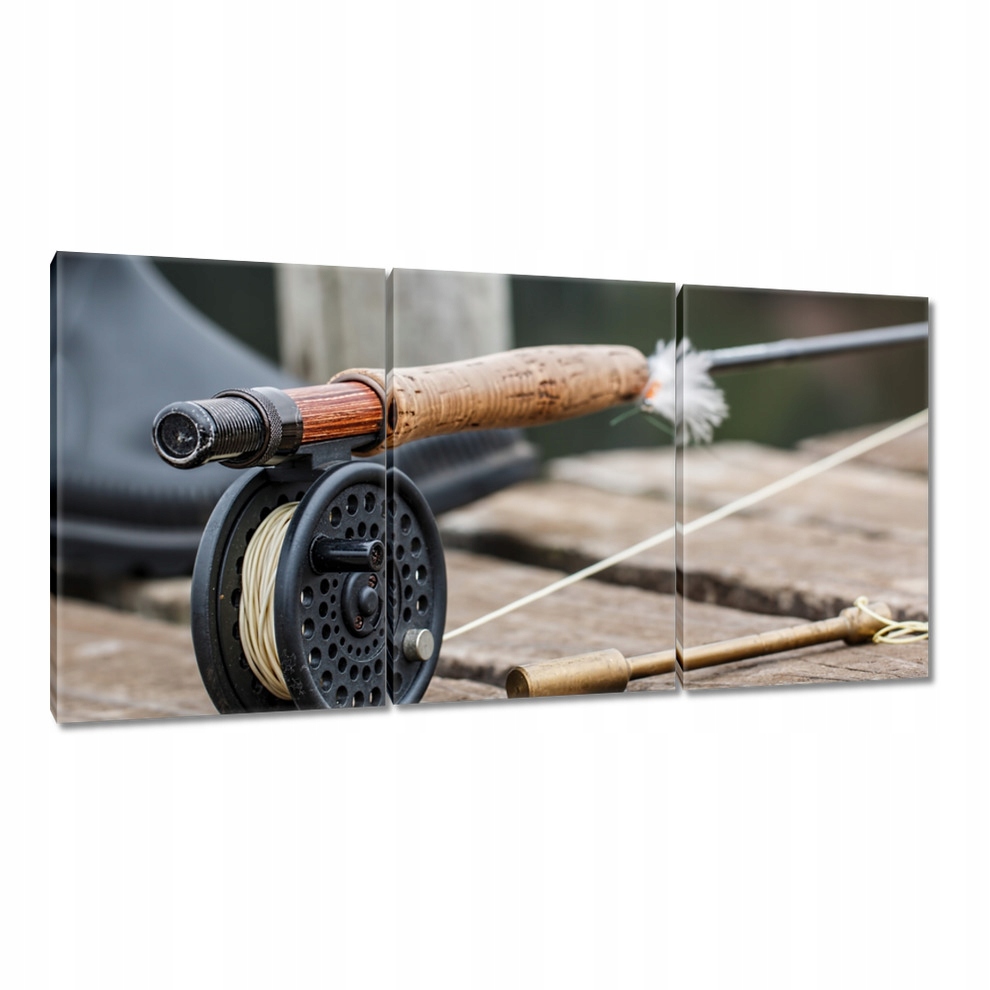 

Obrazy 120x60 Kołowrotek wędkarski