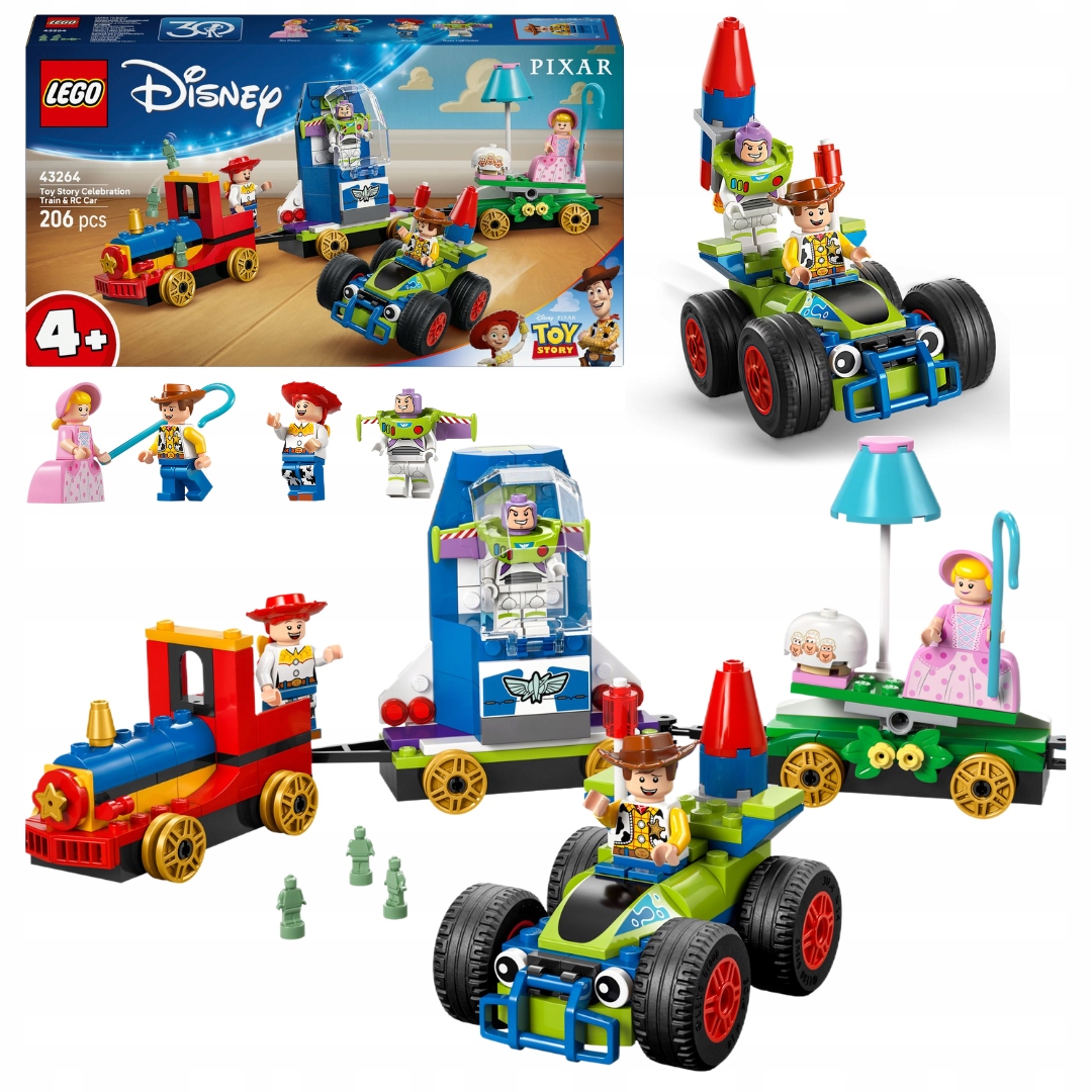 Lego Disney 43264 Toy Story Okolnostní vlak a pan ovládaný
