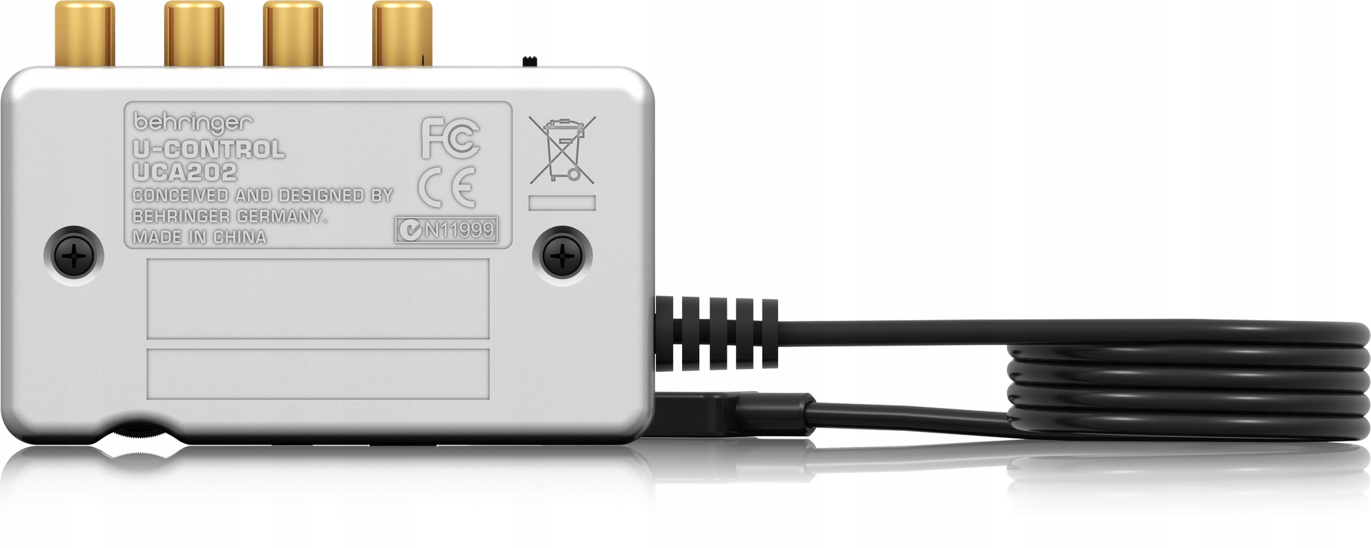 Behringer U-Control UCA202 USB Audio Interfejs Kolor srebrny