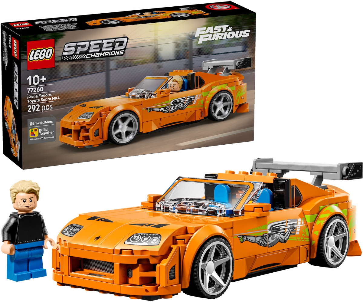 Lego Speed Champions Toyota Supra MK4 Szybcy wściekli Brian O’Conner 77260
